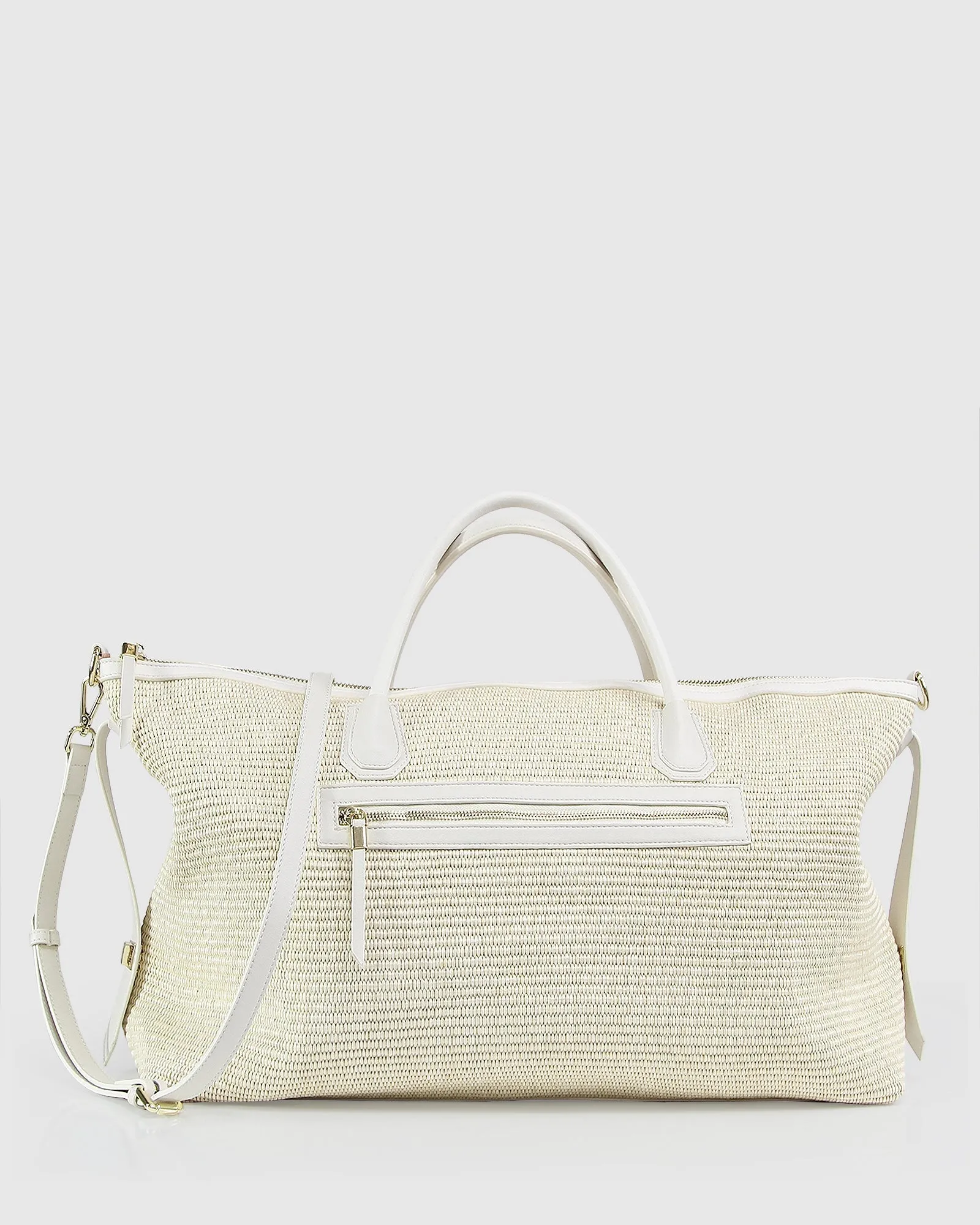 Wild Heart Weekender Bag - Natural Raffia