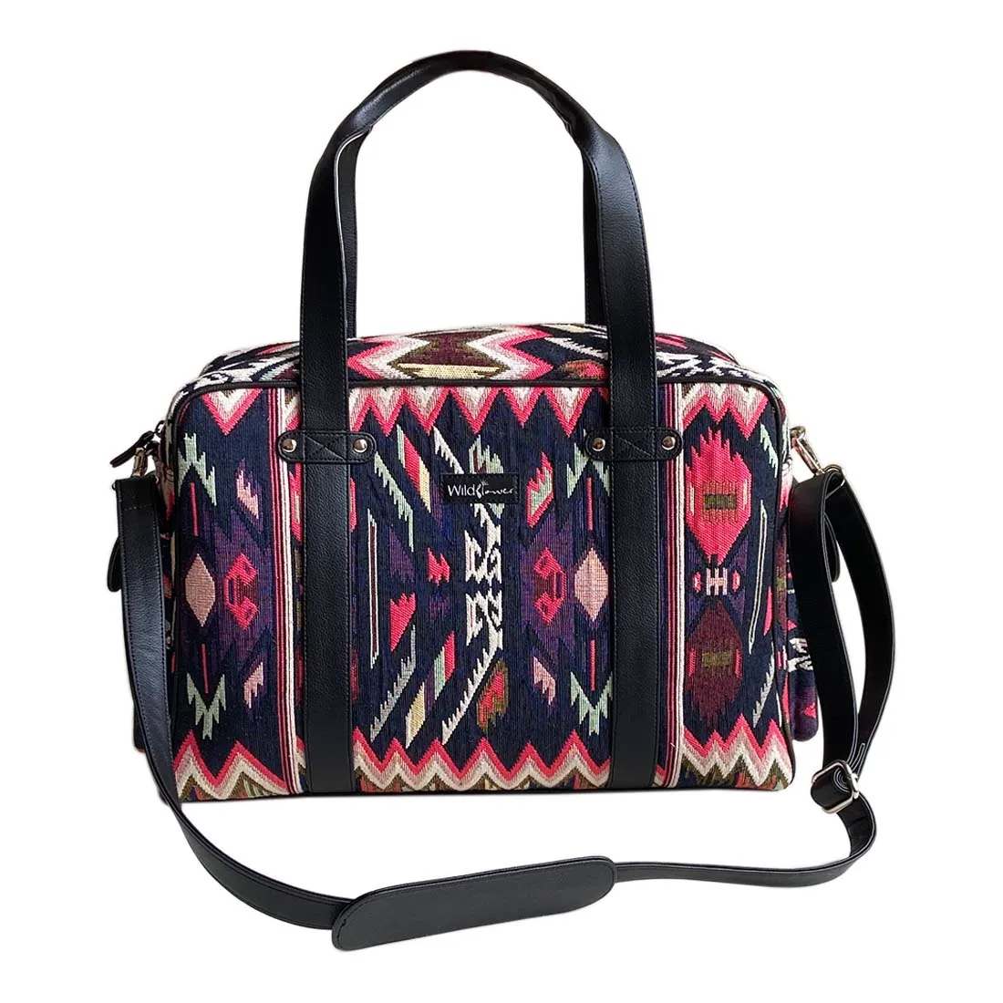 Wildflower Soho Boho Weekender Travel Bag for Women