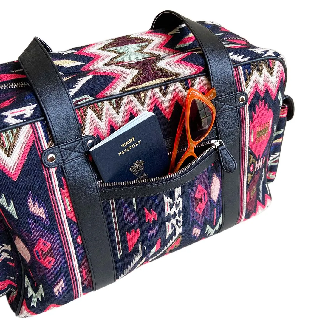 Wildflower Soho Boho Weekender Travel Bag for Women