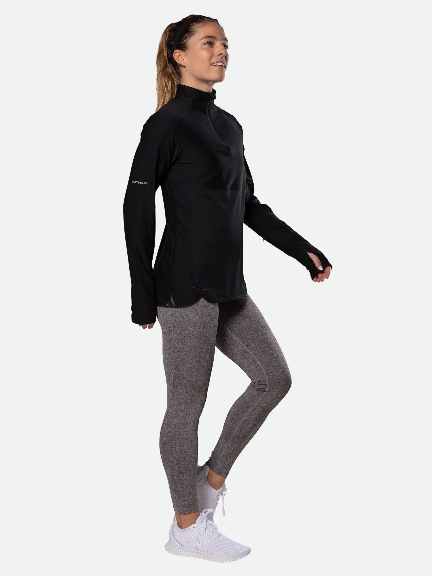 Women's Tempo Quarter Zip Long Sleeve Shirt