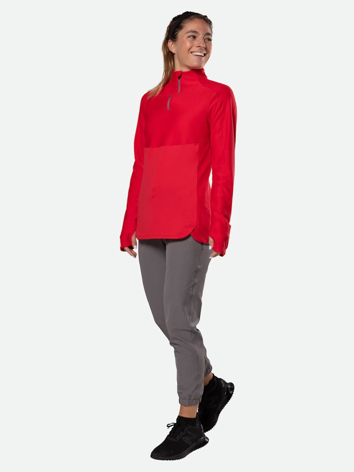 Women's Tempo Quarter Zip Long Sleeve Shirt