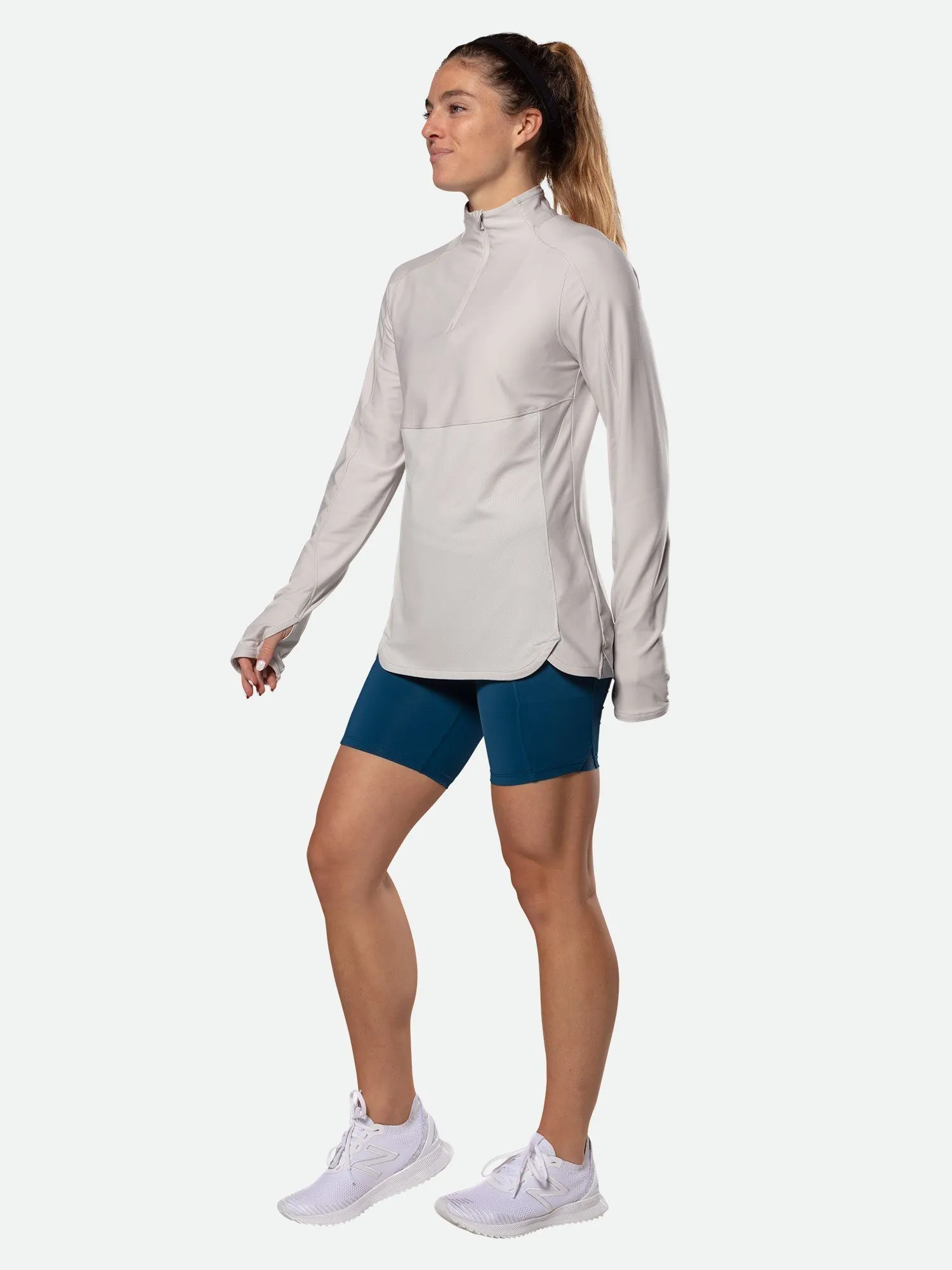 Women's Tempo Quarter Zip Long Sleeve Shirt