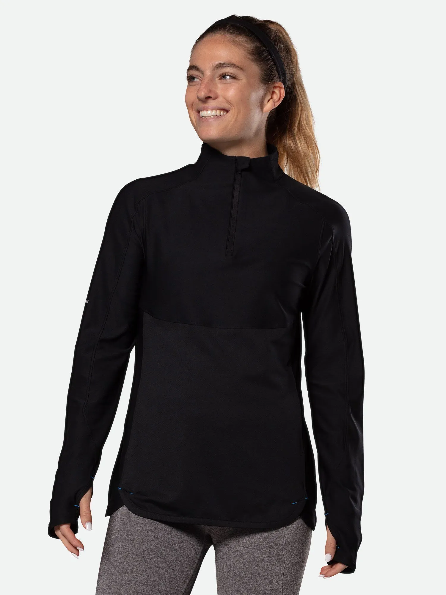 Women's Tempo Quarter Zip Long Sleeve Shirt