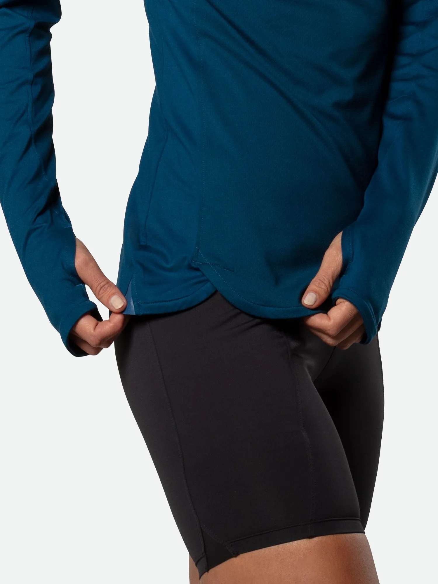 Women's Tempo Quarter Zip Long Sleeve Shirt