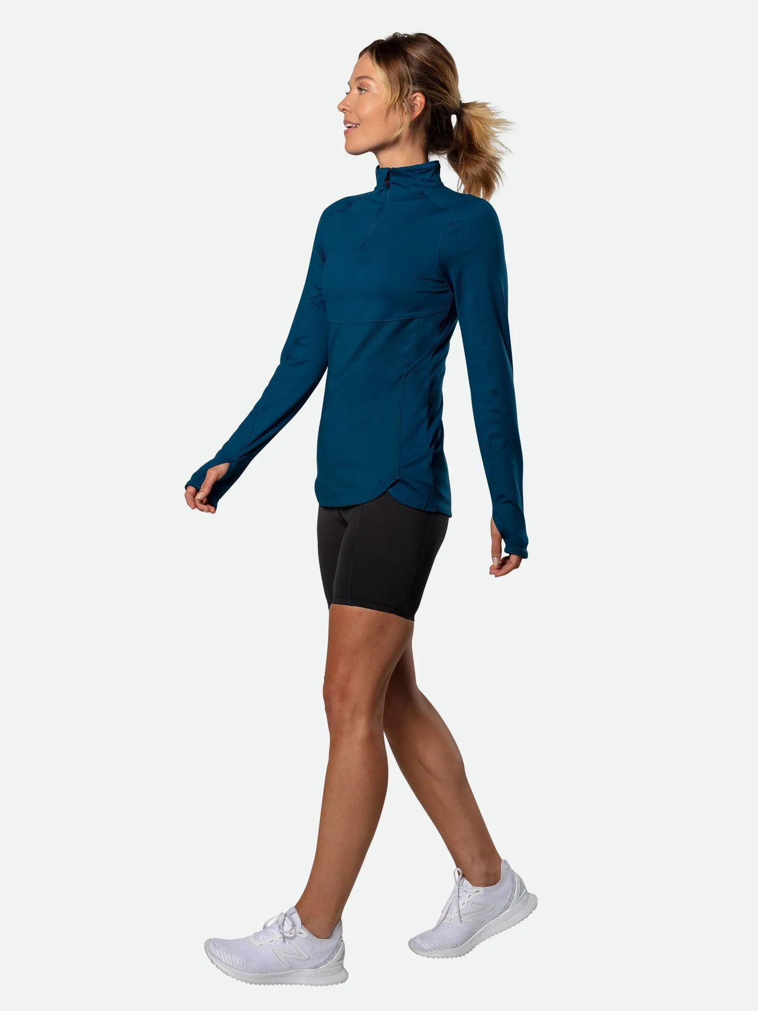 Women's Tempo Quarter Zip Long Sleeve Shirt