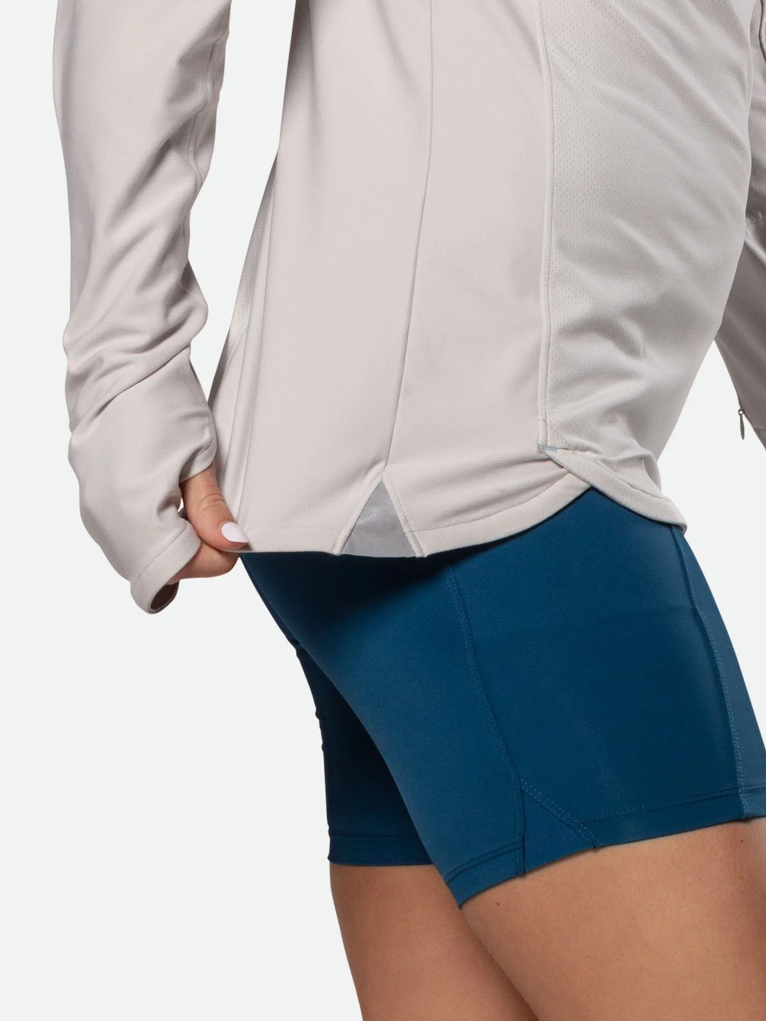 Women's Tempo Quarter Zip Long Sleeve Shirt