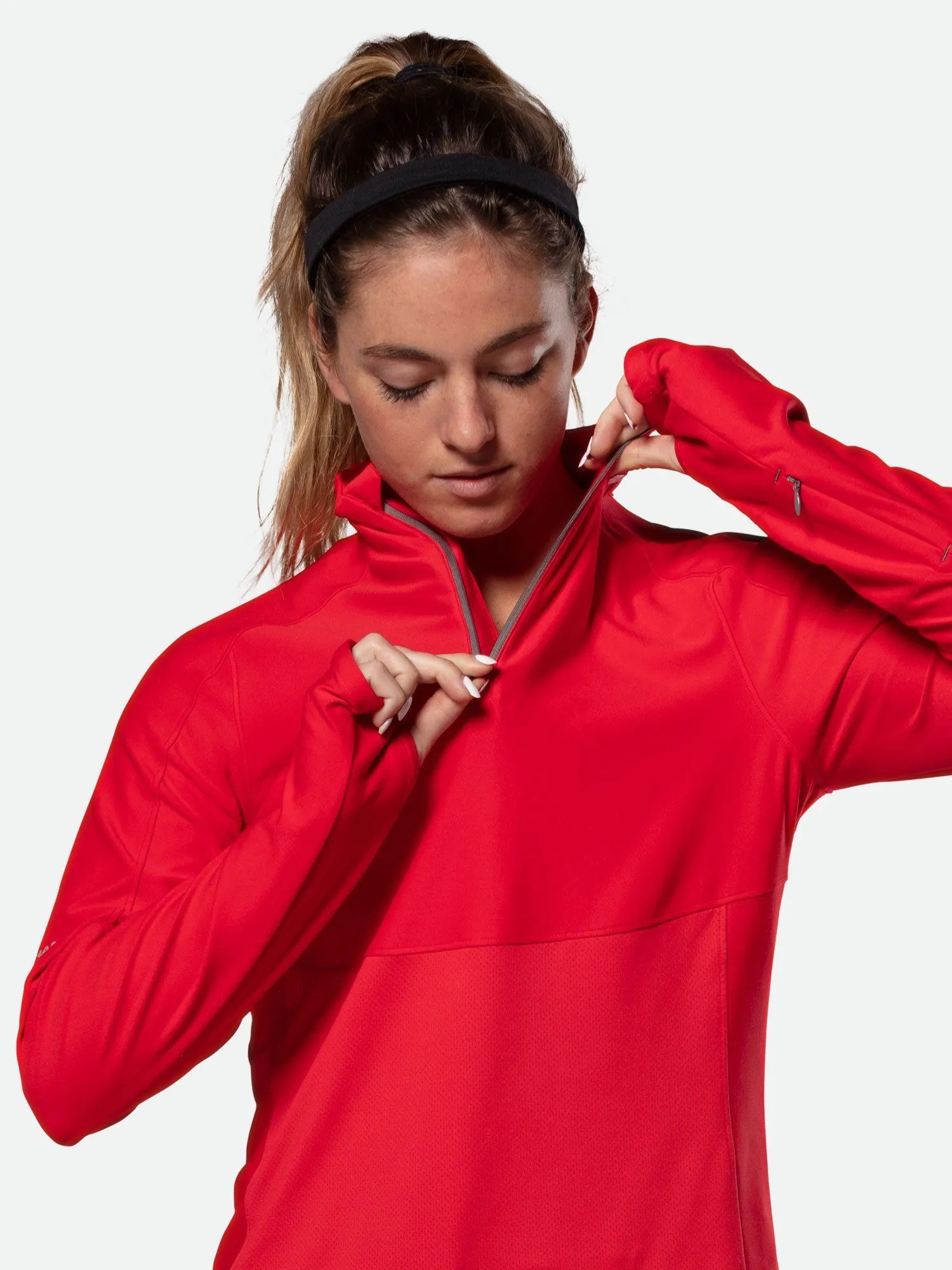 Women's Tempo Quarter Zip Long Sleeve Shirt