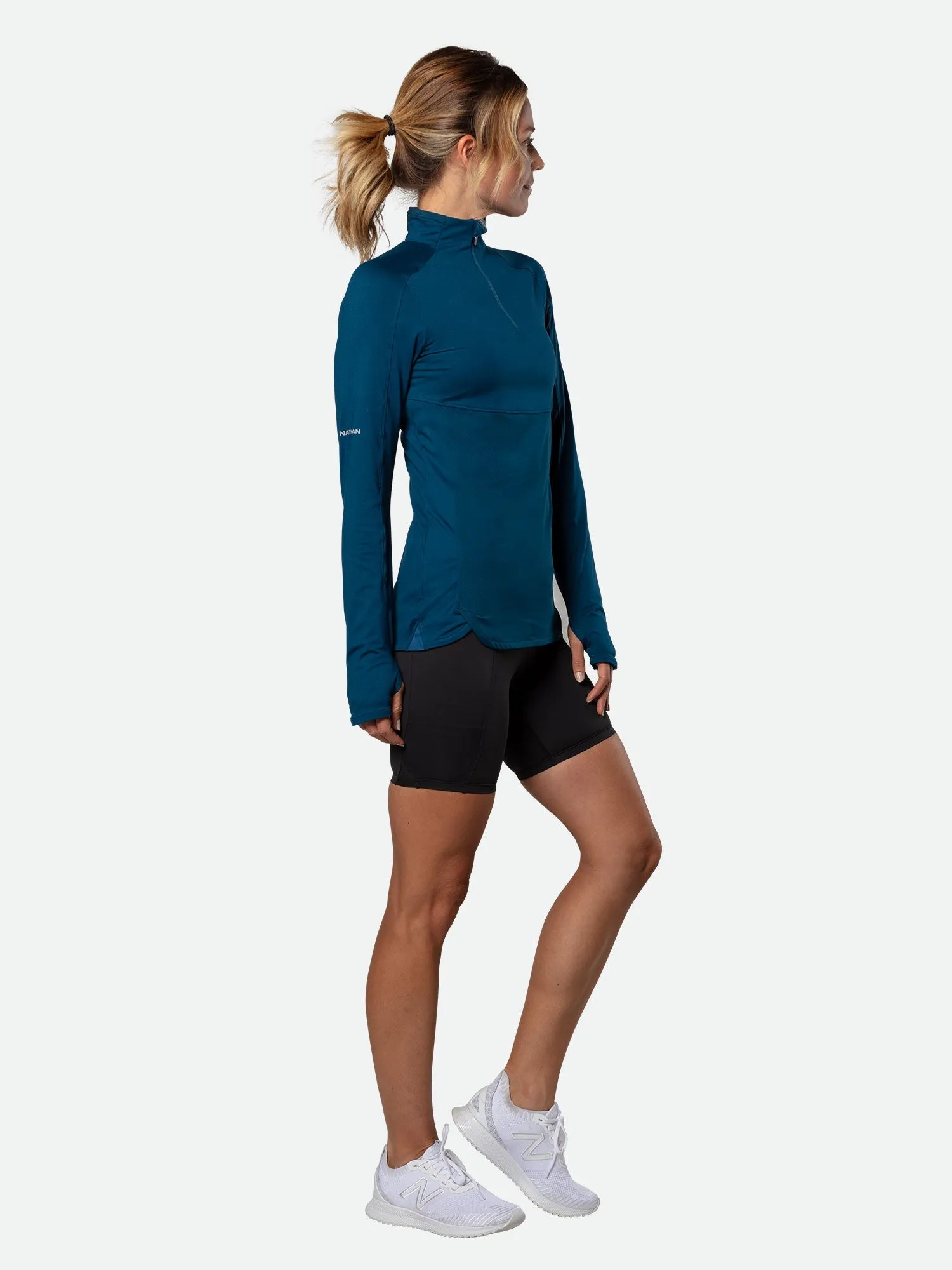 Women's Tempo Quarter Zip Long Sleeve Shirt