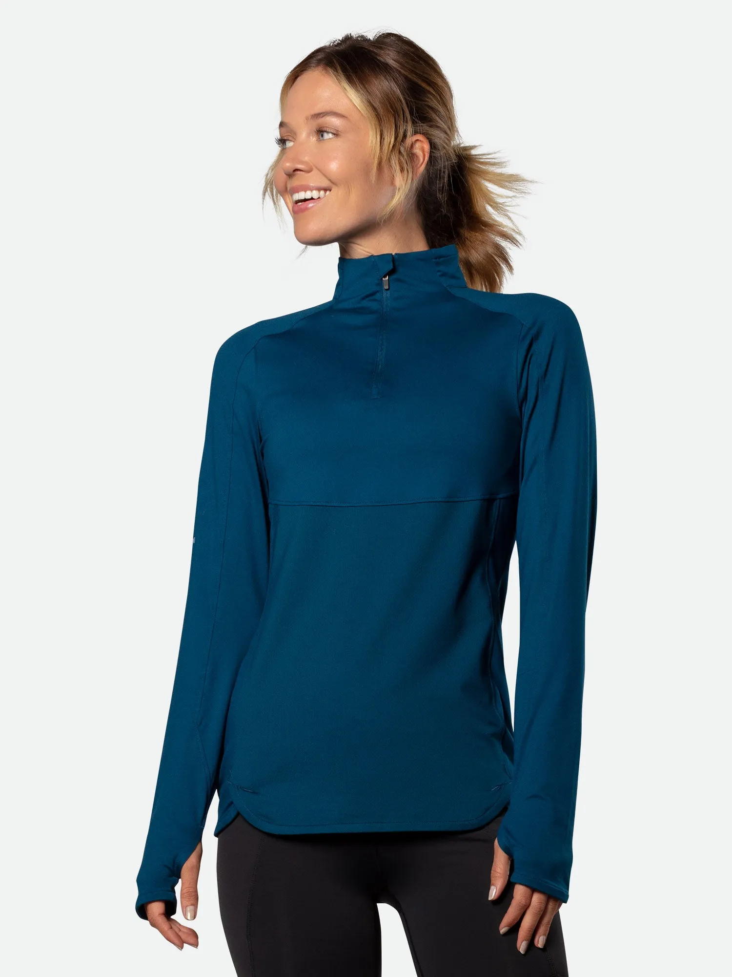 Women's Tempo Quarter Zip Long Sleeve Shirt