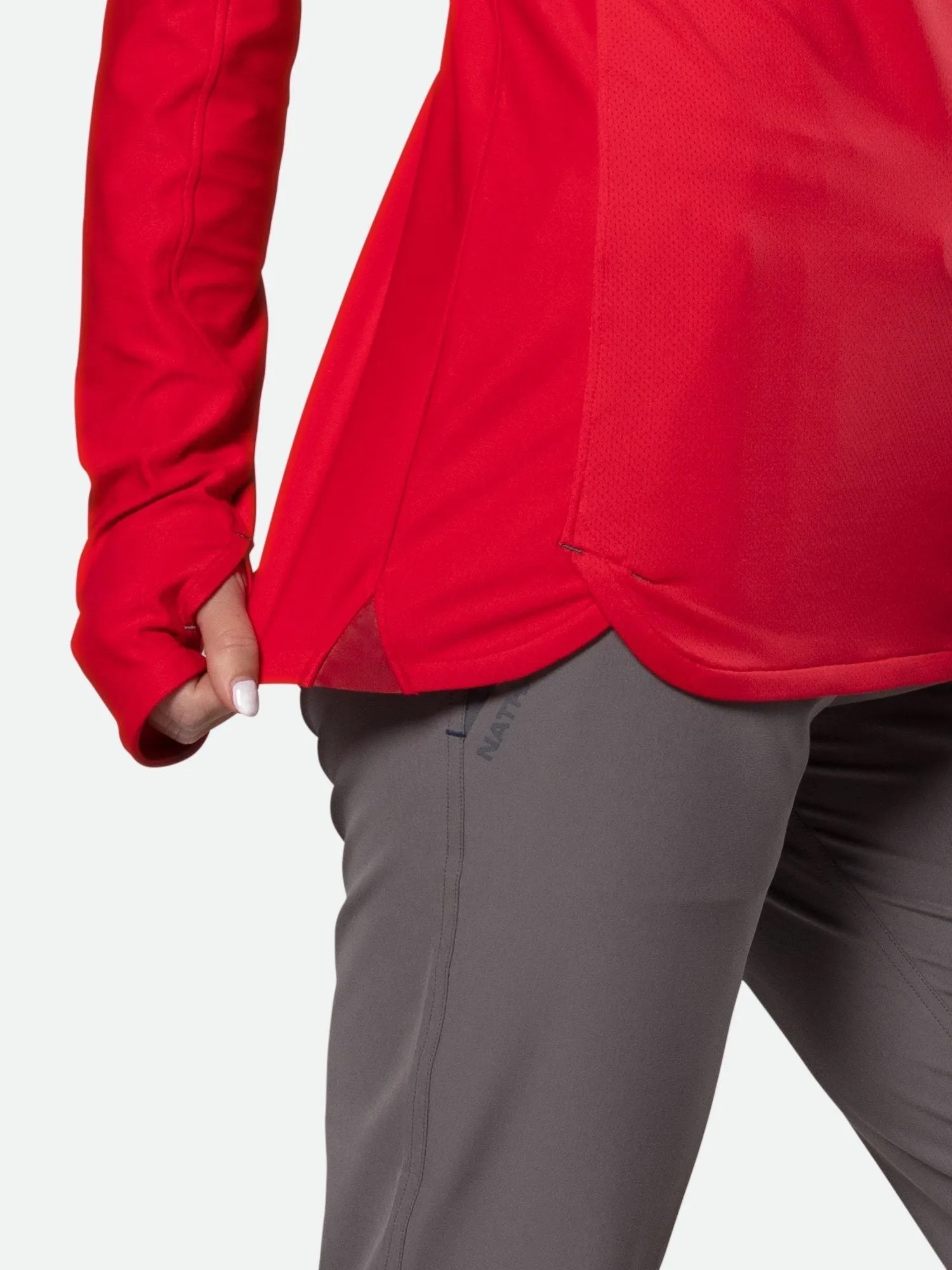 Women's Tempo Quarter Zip Long Sleeve Shirt