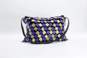 Wooden Squares Bag - Hand-crocheted - Duo