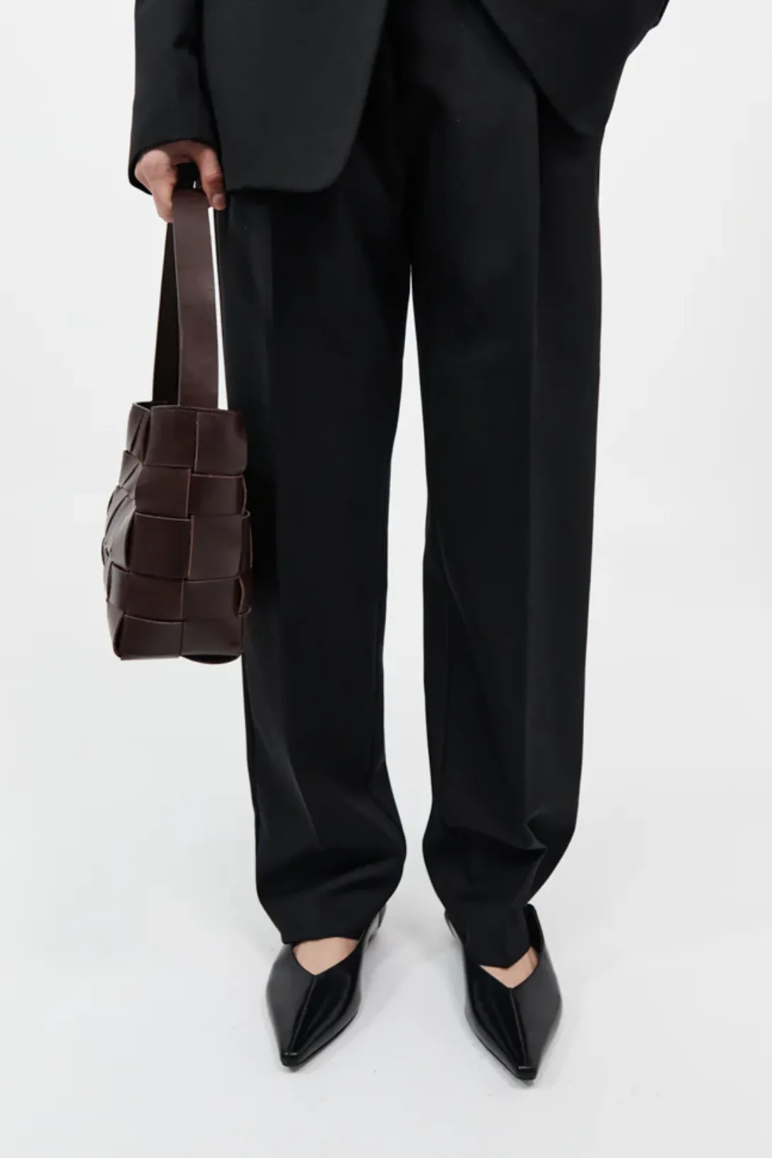 Woven Mini Tote | Chocolate