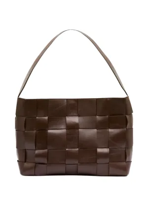 Woven Mini Tote | Chocolate