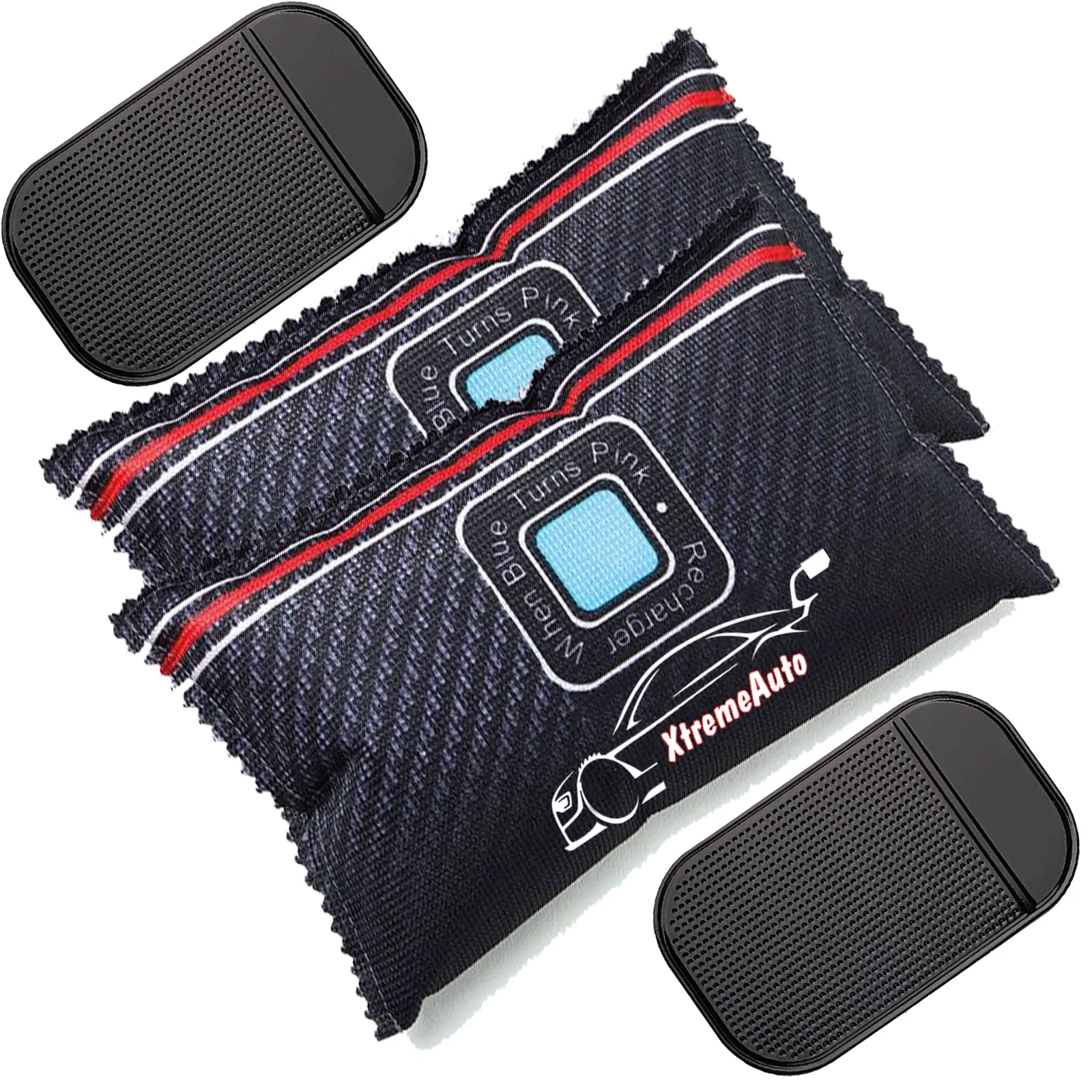 Xtremeauto Car Dehumidifier Bags, With Rechargable Moisture Indicator