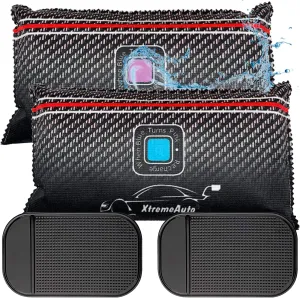 Xtremeauto Car Dehumidifier Bags, With Rechargable Moisture Indicator