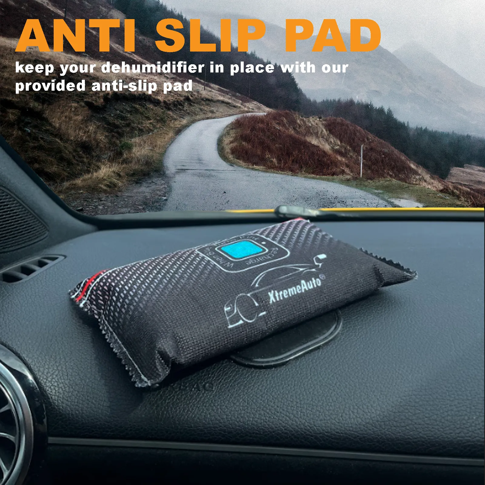 Xtremeauto Car Dehumidifier Bags, With Rechargable Moisture Indicator
