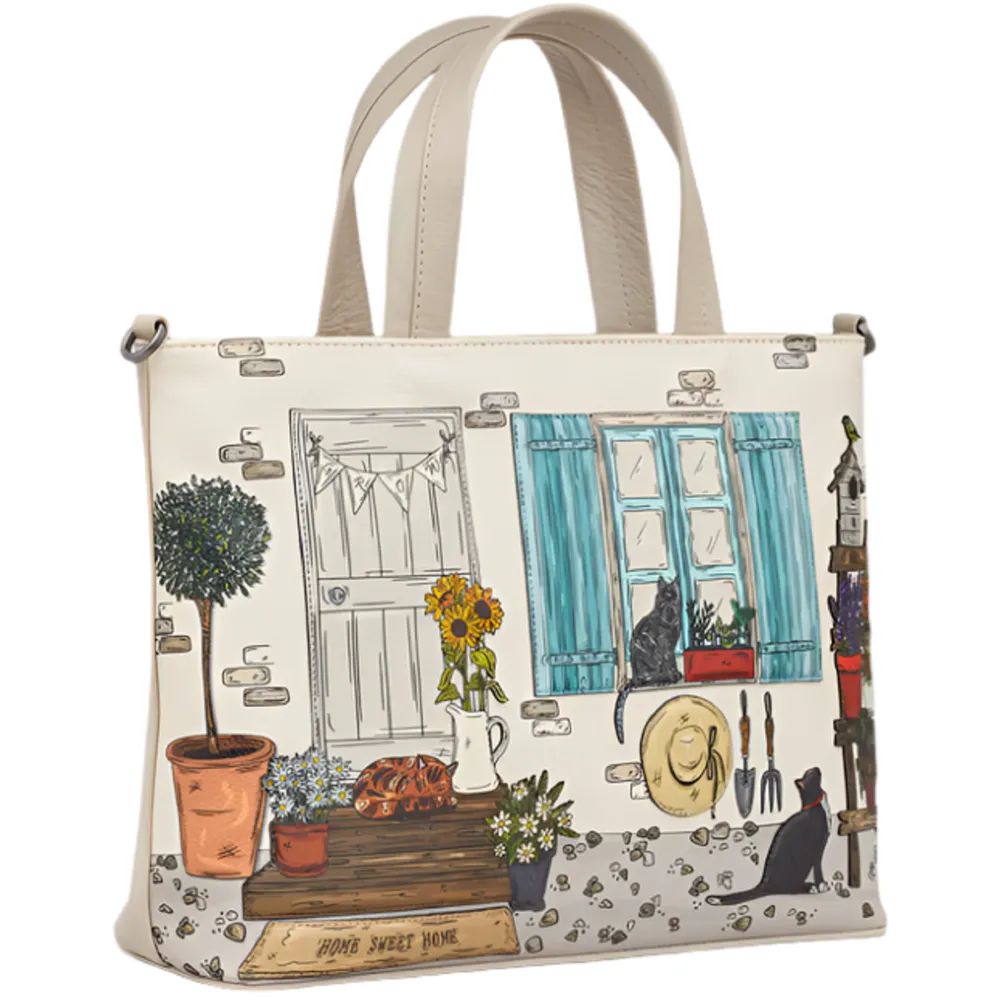 Yoshi Country Cottage Leather Grab Bag
