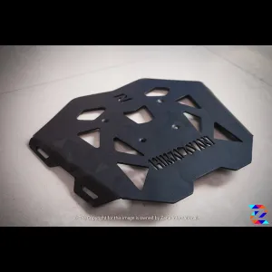Zana  Royal Enfield Himalayan Top Rack Plate Big - Black