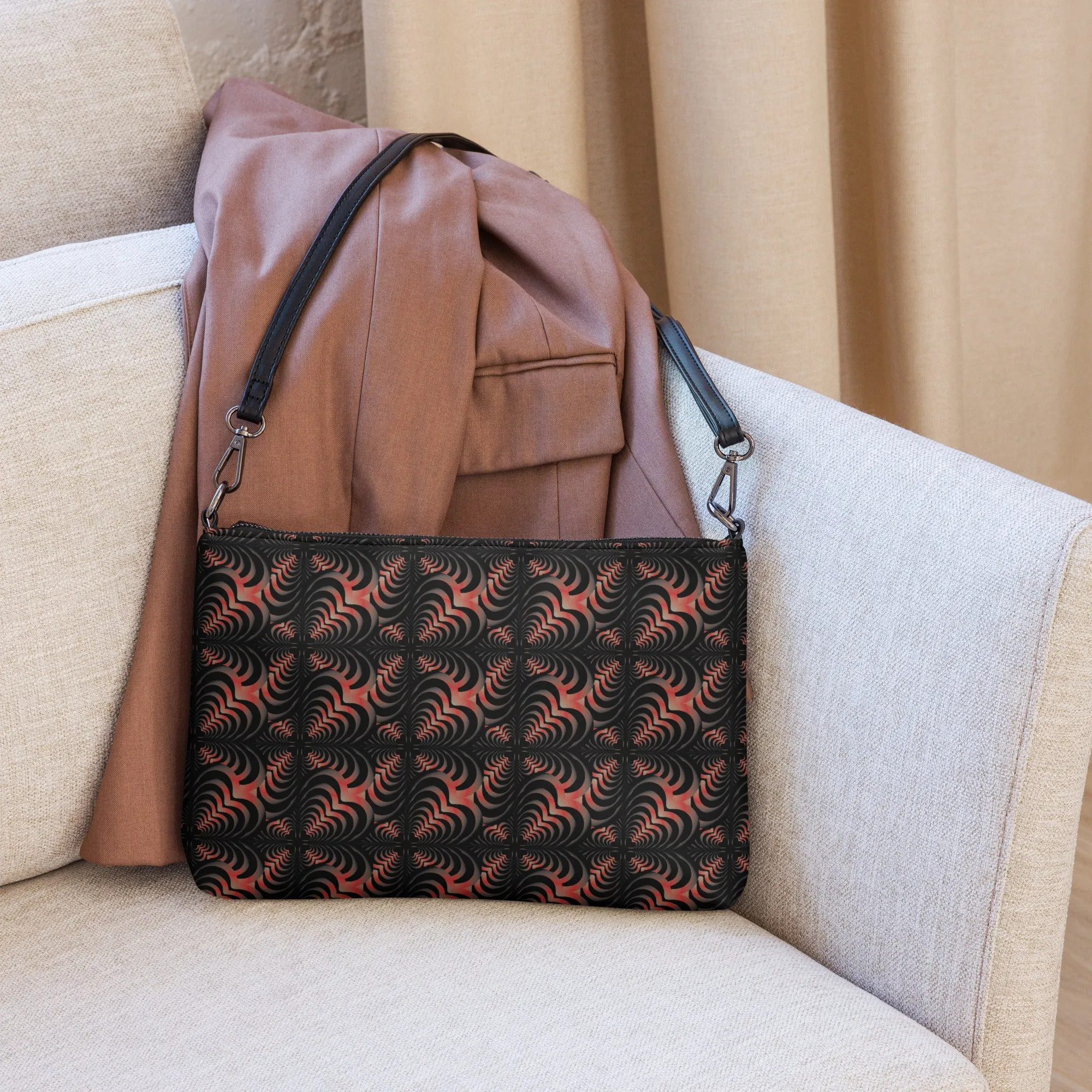 Zebra Love™ Fiery colors Crossbody bag