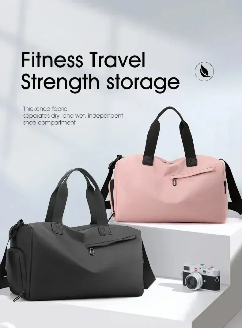 Zipper Large Oxford Travel/Gym Bags