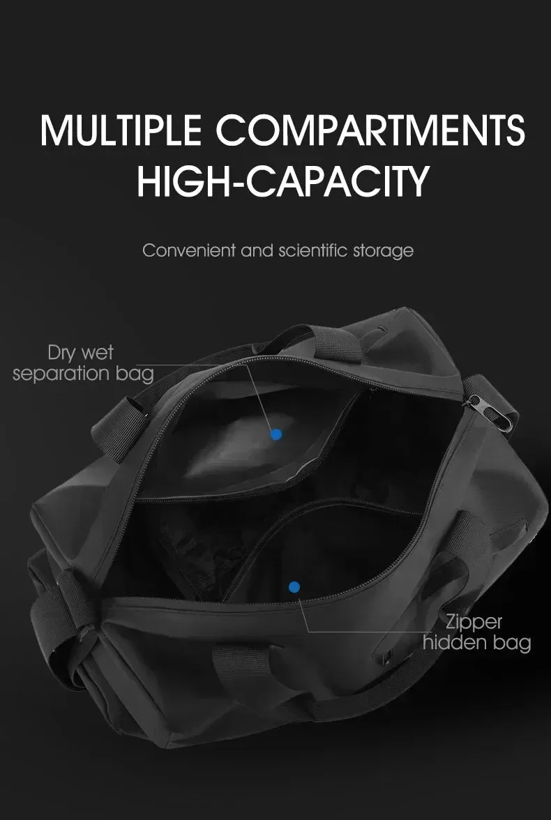 Zipper Large Oxford Travel/Gym Bags